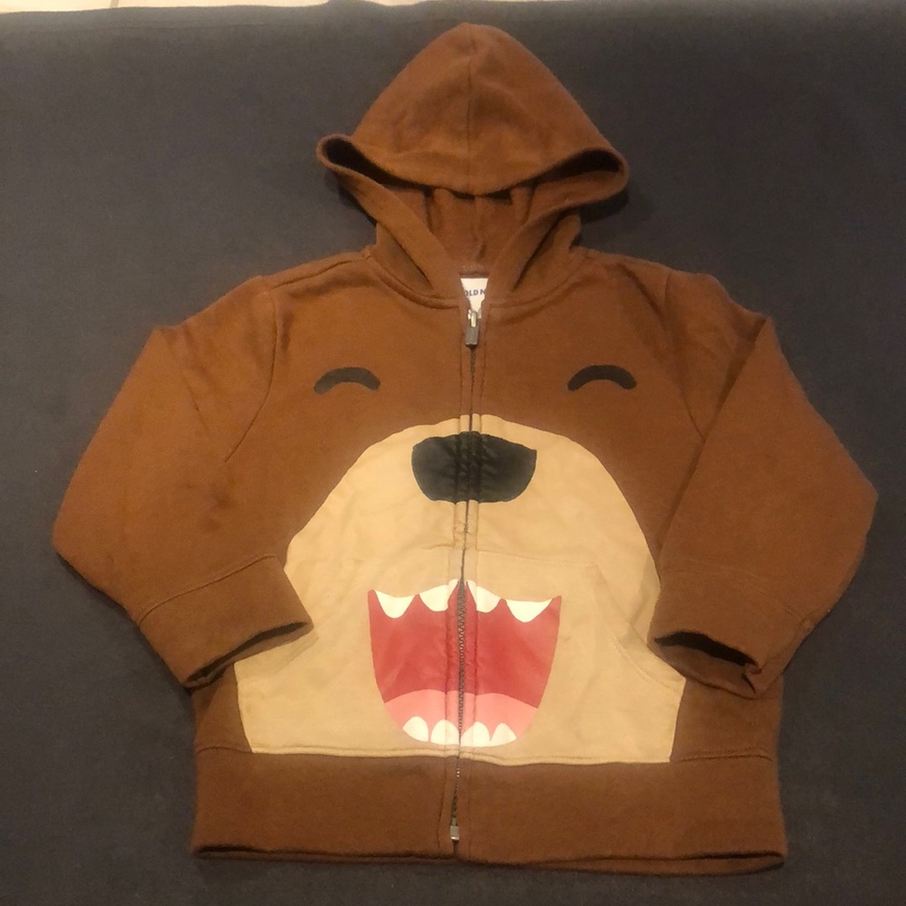 Old Navy 3T hooded zip up sweatshirt